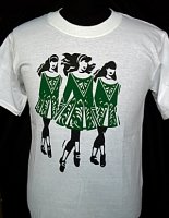 Irish Dancers Three Irish Dancers