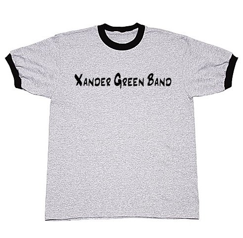 Grey/Black Ringer T-Shirt