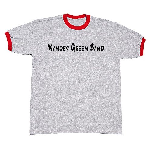 Grey/Red Ringer T-Shirt