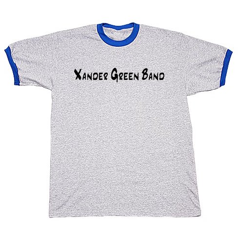 Grey/Royal Ringer T-Shirt