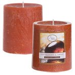 Luminessence Sandalwood & Amber Pillar Candles, 2â
"