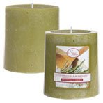 Luminessence Spa Collection Cedar Wood & Rosemary Pillar Candles, 2.875"