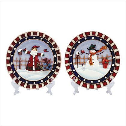 Christmas Plate Set (#34579)