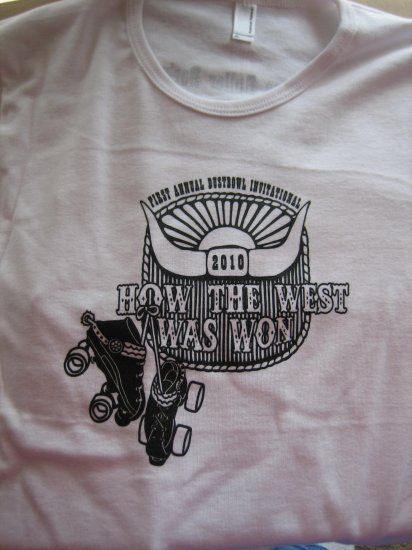 Women's Black and White Logo Size Large