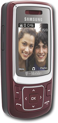T-Mobile - Samsung T239 Mobile Phone - Red