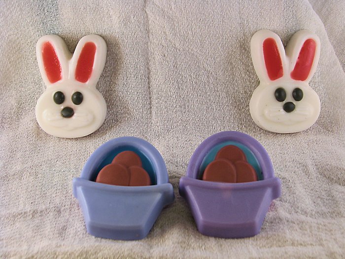 Easter Basket & Bunny Soap Set