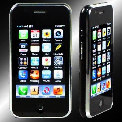 M002 Quad-band FM Touch Screen Dual Sim Standby Cell Phone (Black)