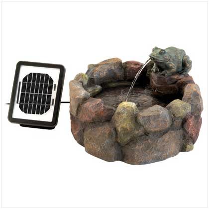 Frog Hollow Solar Water Fountain Retail Price $189.95