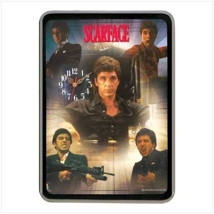 Scarface Wall Clock Retail Price $49.95
