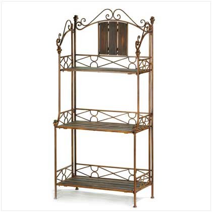 Rustic Bakers Rack Shelf Retail Price 179.95