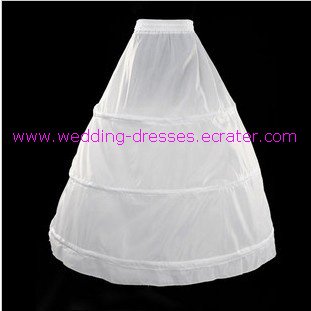 wedding dress accessories-1 layer 3 hoops petticoat (PT012)