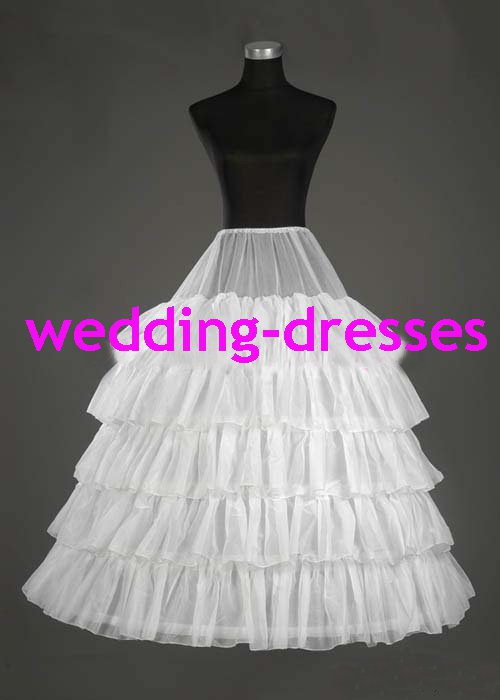Wedding Dress Accessories-5 Layers Underskirt Petticoat (PT014)