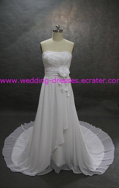 Collection Wedding Dress / Strapless Real Wedding Dress / Sample Picture Of Factory(WD603)
