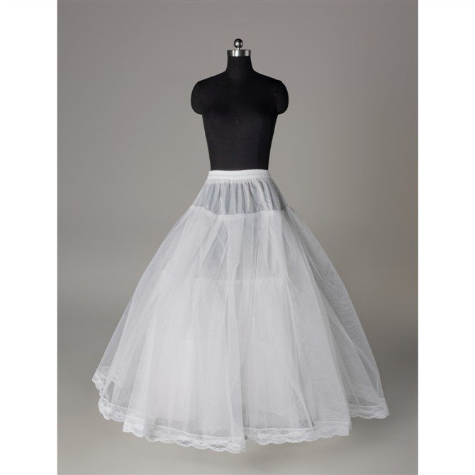 Wedding Dress Accessories-Hoopless Underskirt/ Petticoat (PT128)