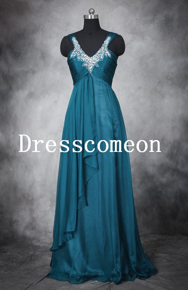 Wholesale A-line Halter Ruffles and Beadings Prom Dresses,Evening Dresses