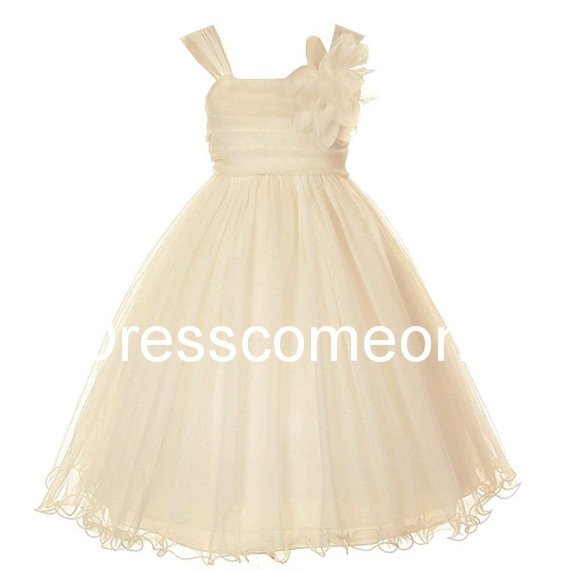 Afforadble Kids Dress Tulle Tutu Dress Prom Dress/ Flower ToddlerGirl Dress