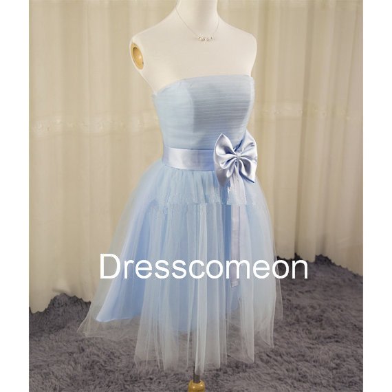 Sweetheart Short Tulle Bridesmaid Dress,Short Homecoming Dress, Short Graduation Party Dress