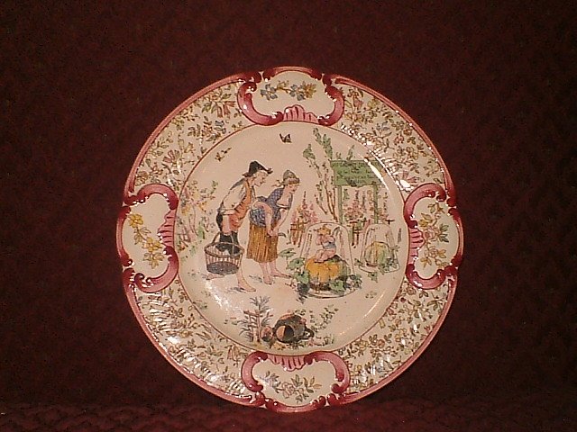 French Porcelain antque wall hangings