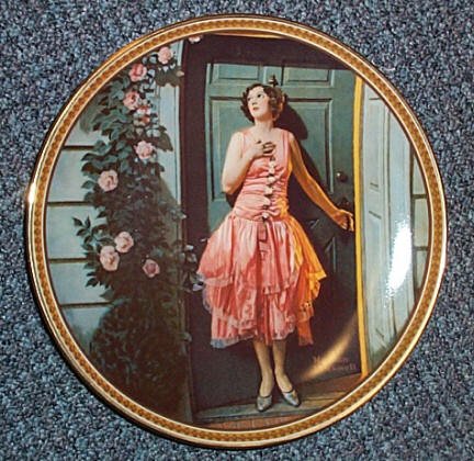 Norman Rockwell "Standing in the Doorway" Plate.
