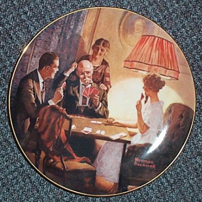 Norman Rockwell "This is the Room that Light Made" Plate