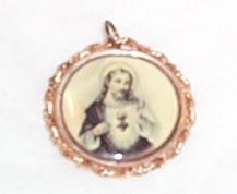 Beautiful Sacred Heart Medallion