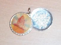 Beautiful Prayer Medallion with Serenity Prayer