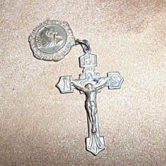 Vintage Cross and Medal