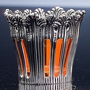 Godinger Orange Plume votive