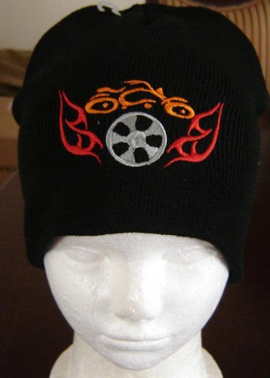 Black Orange County Choppers Beanie Ski Hat