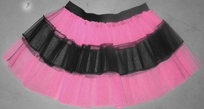 BABY PINK TUTU SKIRT PETTICOAT DANCE RAVE CYBER PARTY