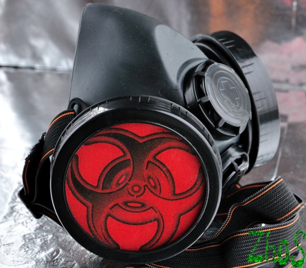 Cyber Mask Cyber Goth Respirator Black Gas Mask BIOHAZARD