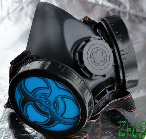 Cyber Mask Cyber Goth Respirator Black Gas Mask BIOHAZARD