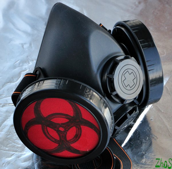 Cyber Mask Cyber Goth Respirator Black Gas Mask Biohazard