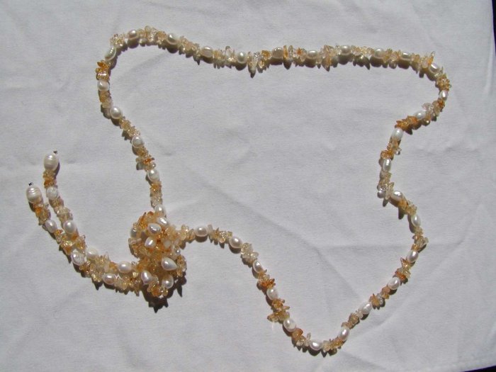 Pearl and Quartz Necklace