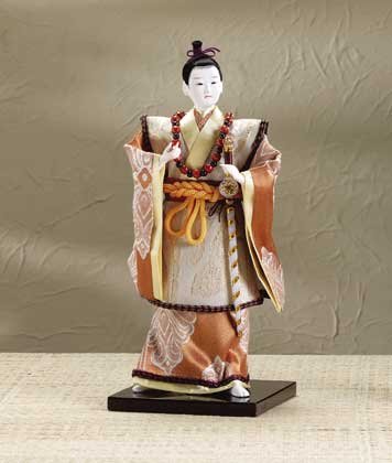 29106 Porcelain Samurai Figurine with Sword