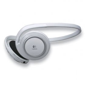 Logitech Bluetooth Stereo MP3 Head Phones Ipod Adaptor
