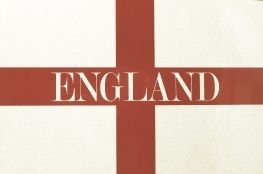 A4 Sized England Magnetic Football Flag