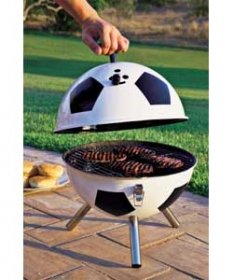 Portable Football Barbeque BBQ
