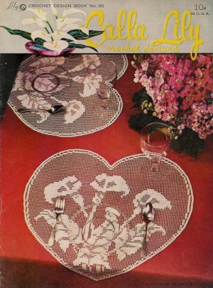 Calla Lily Doily Instant Download Digital File by charmingcrochet