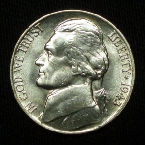 1943 D Jefferson Nickel