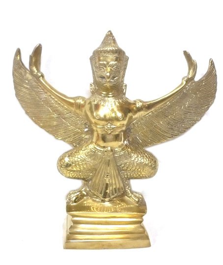 Thai Big Bronze Garuda Statue :size 11.5"x13"