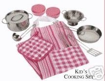 Kid's 12 Piece Cooking Set - Just Like Moms