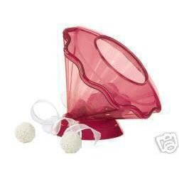 TUPPERWARE RUBY BONBONNIERE Candy Dish