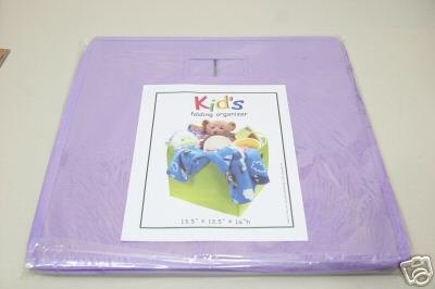 Kid's Sealed Collapsible Fabric Toy Storage Box Cube