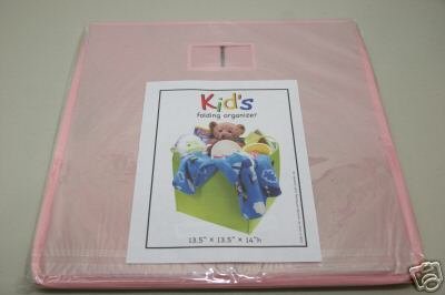 Kid's Sealed Collapsible Fabric Toy Storage Box Cube