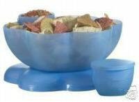 Tupperware Chip N Dip Set. Mixed Berry Blue
