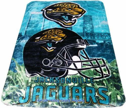 New NFL Jacksonville Jaguars Plush Mink Blanket Twin - Full