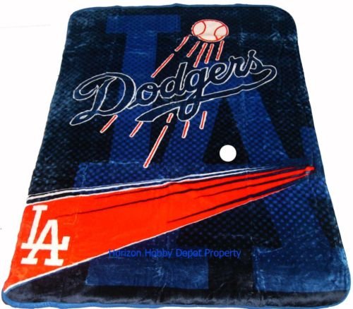 New Baseball Los Angeles Dodgers Plush Mink Blanket Twin - Full