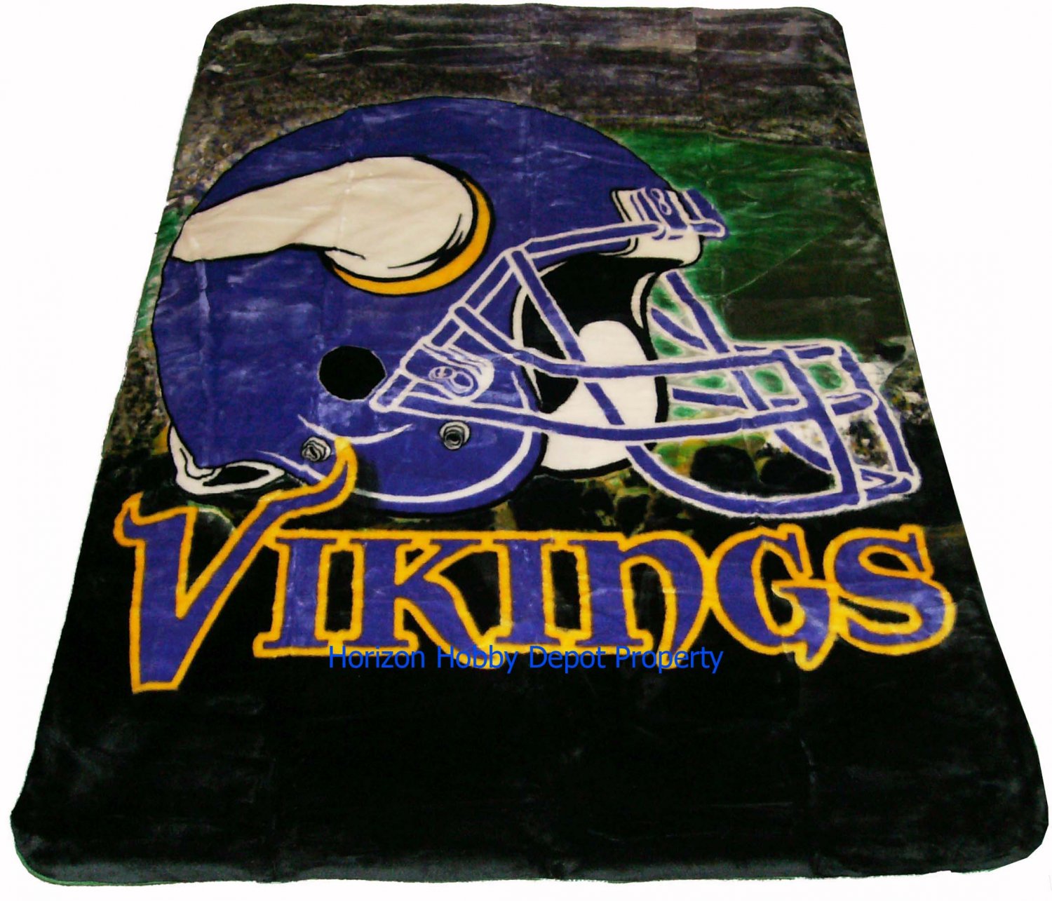 New NFL Minnesota Vikings Plush Mink Blanket Twin - Full