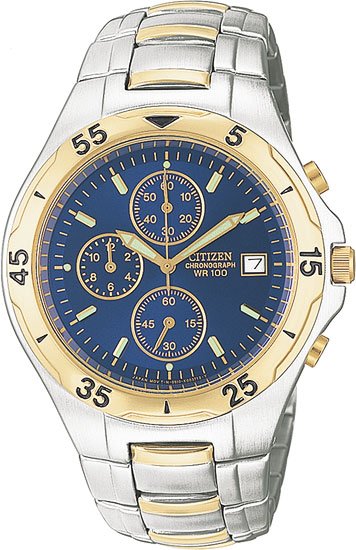 Citizen AN3164-59L Stainless Chronograph Men's